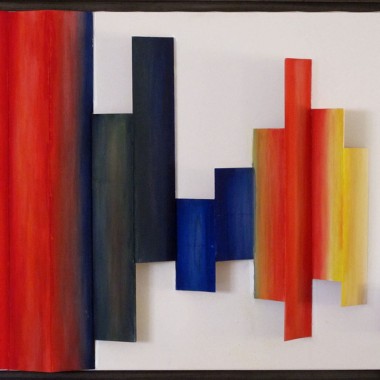 THE COMEBACK | 2012 | WOOD COMPOSITION ON CANVAS | 1,50 x 0,80m